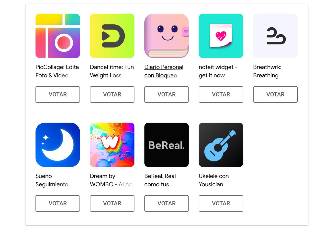 Los mejores juegos y apps de Google Play: ya puedes votar por tus ...