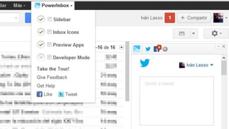 Integra en tu correo web las principales redes sociales con PowerInbox