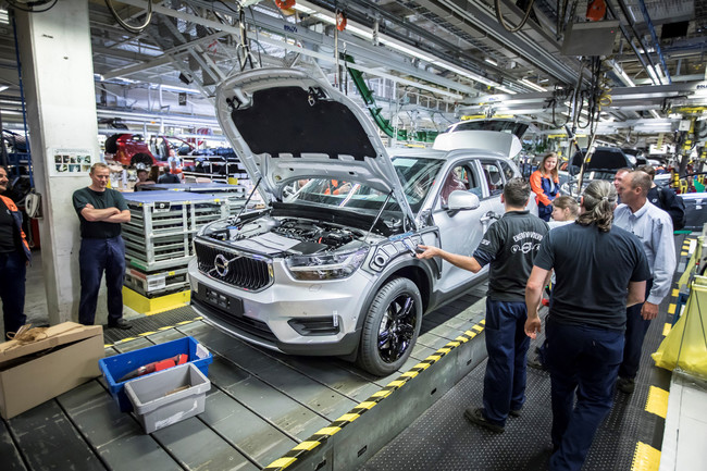 Comienza la producción del Volvo XC40, del que ya hay más de 13.000 pedidos