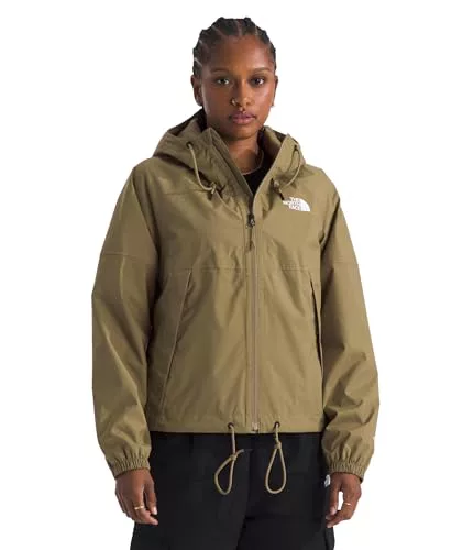 THE NORTH FACE - Chaqueta con Capucha Antorcha para Mujer - Impermeable, A Prueba de Viento, Transpirable - Tejido DryVent - Materiales Reciclados - Cedar, S
