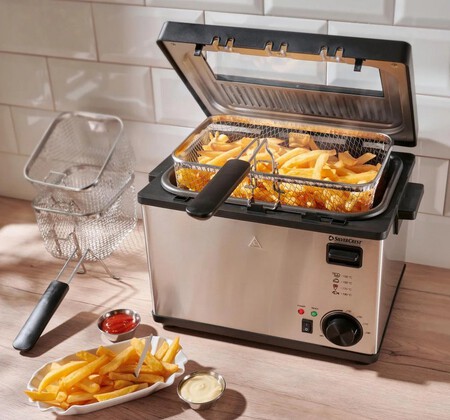 Freidora De Acero Inoxidable 4 L 2000 W