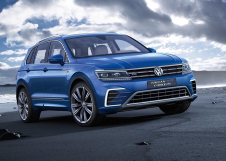 Volkswagen Tiguan GTE Concept, llegan los SUV híbridos 'plug-in' que se pueden cargar con el sol
