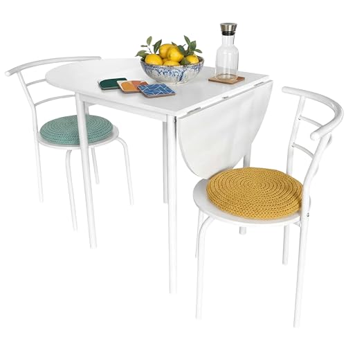 Miroytengo Pack de Mesa Extensible y 2 Sillas