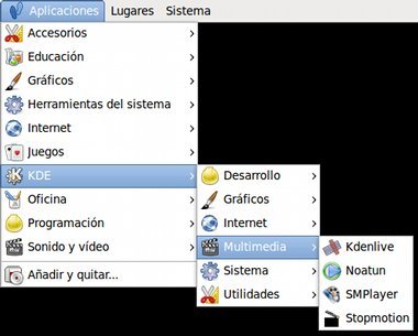 Gnome y KDE conviviendo: limpieza en los menús