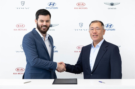 Mate Rimac y CEO grupo hyundai
