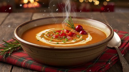 Prepara crema de pimiento rostizado: rinde para 10 porciones y será la protagonista de tu cena navideña