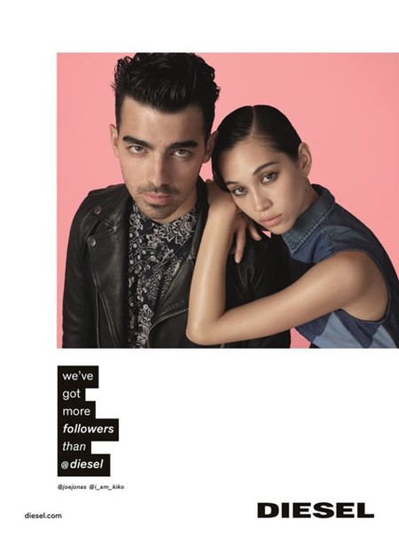 Emojis, hashtags y un Jonas Brother en la campaña SS2016 de Diesel