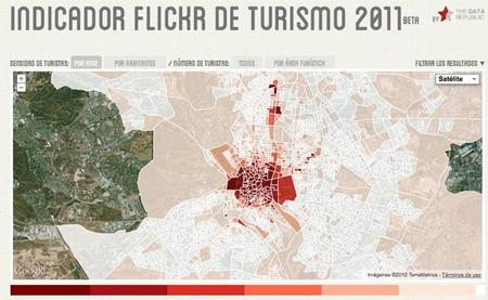 Flickr Tourism Indicator 2011, una curiosa mezcla de estadística y la API de Flickr