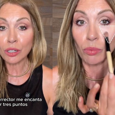 El 'triángulo de la juventud' es el truco de esta maquilladora para restarte años en segundos: solo necesitas tu corrector