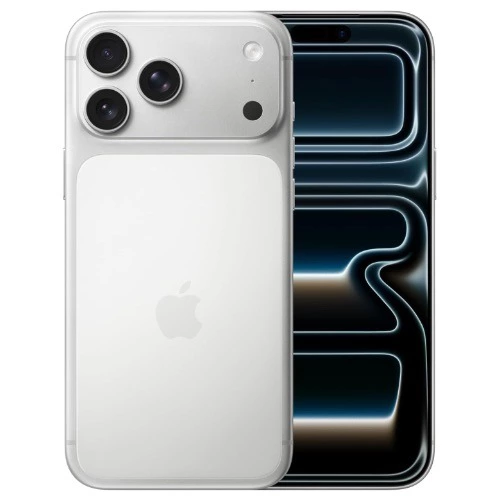 Apple iPhone 17 Pro MAX de 256 GB: Pantalla de 6,9 Pulgadas con Promotion, Chip A19 Pro, la Mayor autonomía en un iPhone, Sistema de cámaras Pro Fusion, cámara Frontal Center Stage; Plata
