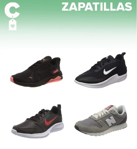 Chollos en tallas sueltas de zapatillas Puma, New Balance o Nike en Amazon por menos de 35 euros