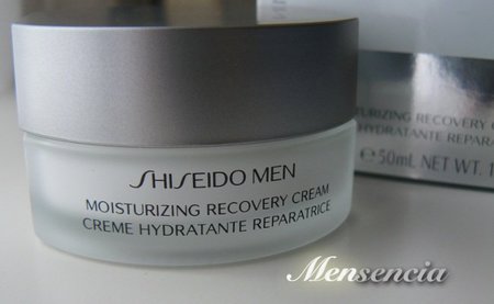 Probamos Shiseido Men moisturizing recovery cream, hidratante y reparadora en un mismo producto