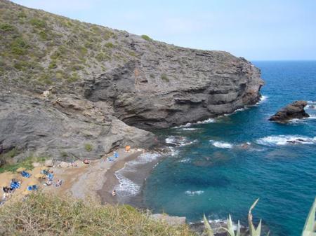 La Cala en Cartagena (Murcia), un bonito rincón frente al Mediterráneo