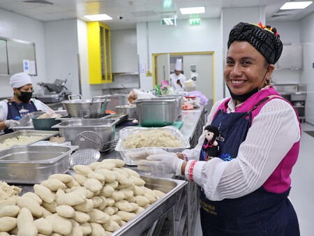 Orgullo mexicano: sabores de Oaxaca brillaron en Emiratos Árabes de la mano de cocineras tradicionales