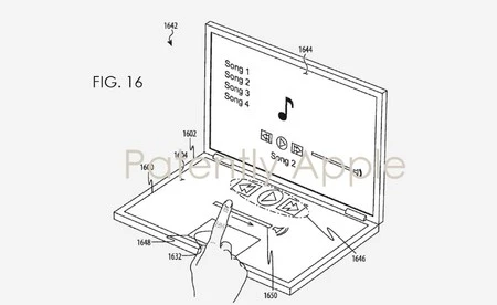 Apple スクリーン キーボードの特許