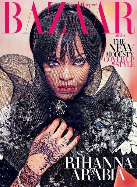 Nunca tan tapada vimos a Rihanna