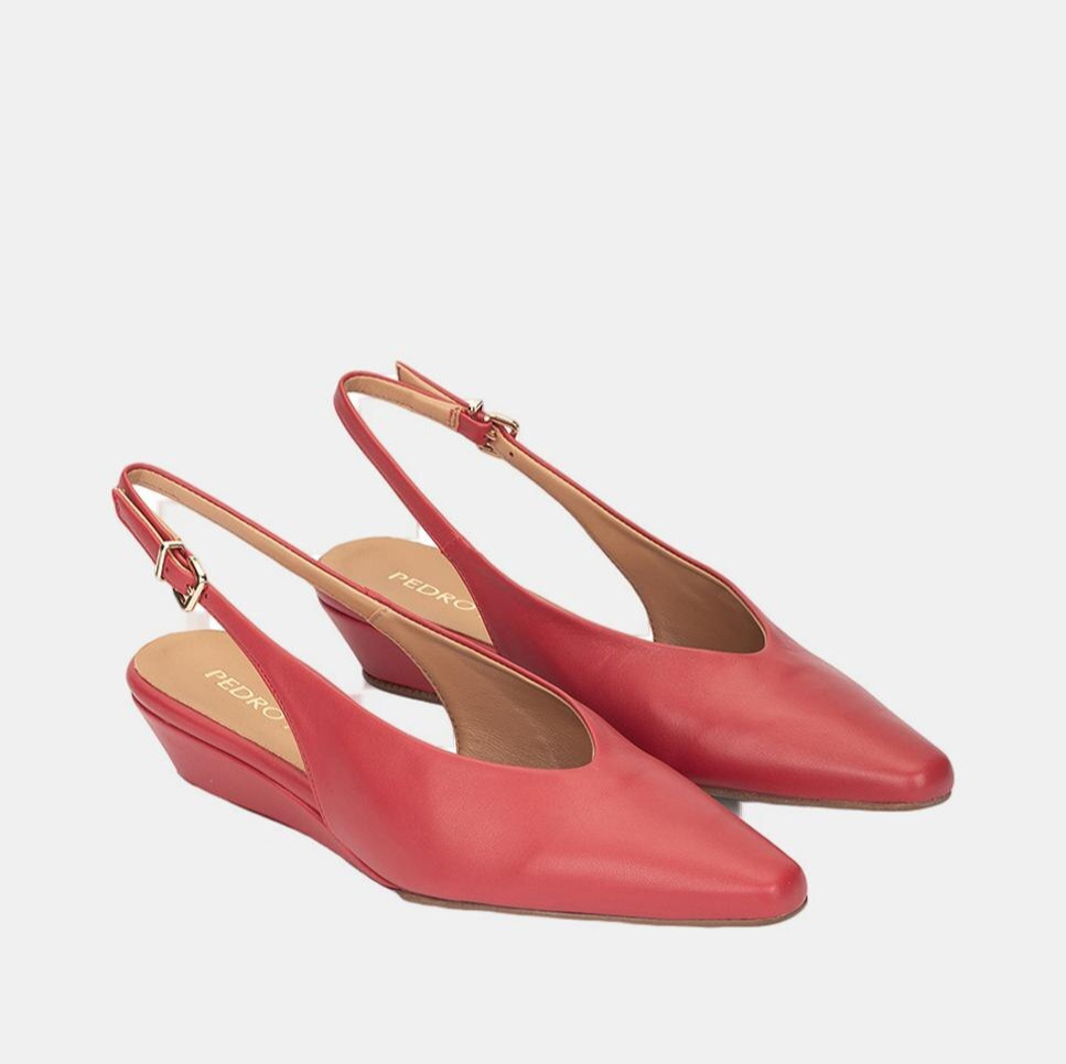 Zapatos de mujer destalonados con cuña - Pedro Miralles