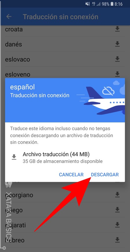 Descargar Idioma