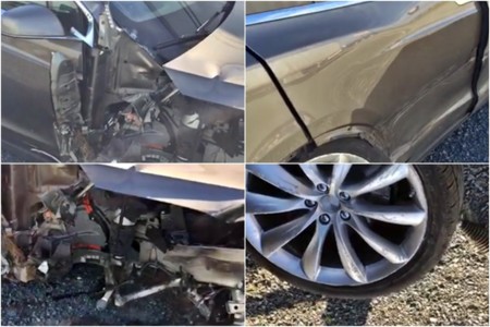Tesla Crash