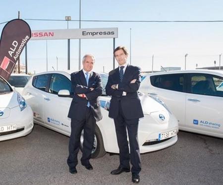 ALD Automotive incorpora 23 Nissan LEAF a su flota de ALDSharing 
