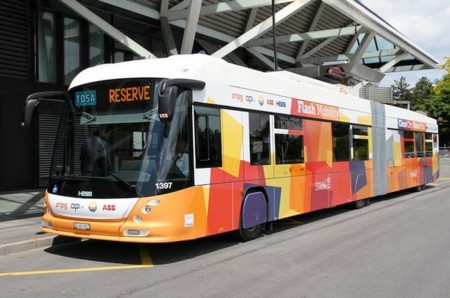 La flota de autobuses eléctricos TOSA de Ginebra aumentará hasta las doce unidades