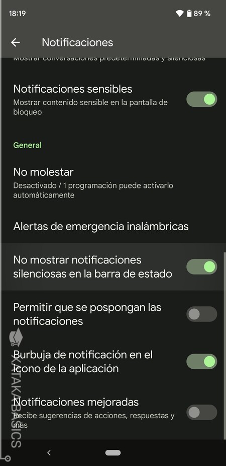 Notificaciones Silenciosas