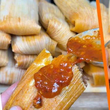 Cómo hacer tamales de birria con su consomé: una nueva forma de comerlos y chopearlos en su propio jugo