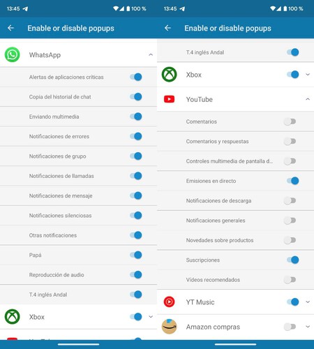 Disable Notification Popups