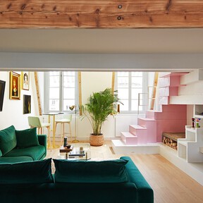 Una pareja decidió reformar su dúplex en París tras la marcha de sus hijos: este es el espectacular resultado