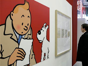 Exposición sobre Tintín en París