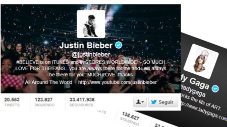 Lady Gaga ya no es quien más seguidores tiene en Twitter: ahora es Justin Bieber