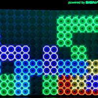 Crea una pantalla con 192 ventiladores y 3.840 LEDs para "jugar" a Tetris