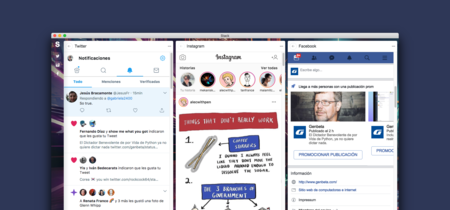 Stack es como un Tweetdeck para todas tus redes sociales, una app que envidiarle a los usuarios de macOS