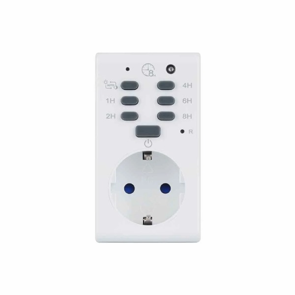 Adaptador de enchufe con temporizador