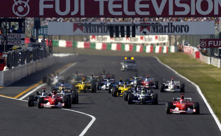 Salida GP Japón 2002