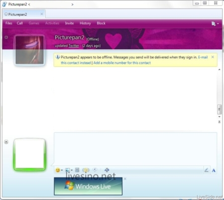 Nuevas capturas de Windows Live Messenger 2010 (Wave 4)