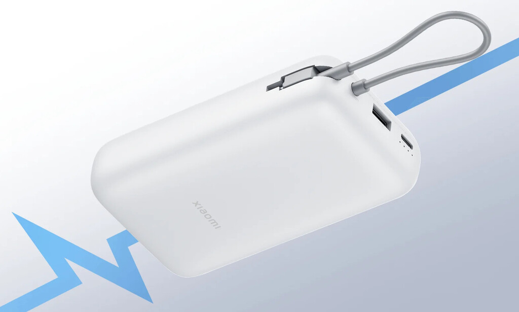Hay dos cosas que me encantan de esta Power Bank de Xiaomi: su capacidad y el detalle del cable 