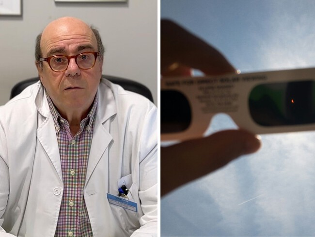 Gafas Eclipse Solar Seguridad Ojos Vista Riesgos Recomendaciones Expertos