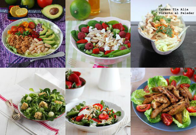 Recetas para toda la familia: ensaladas de pollo, tartaletas de cereza y más