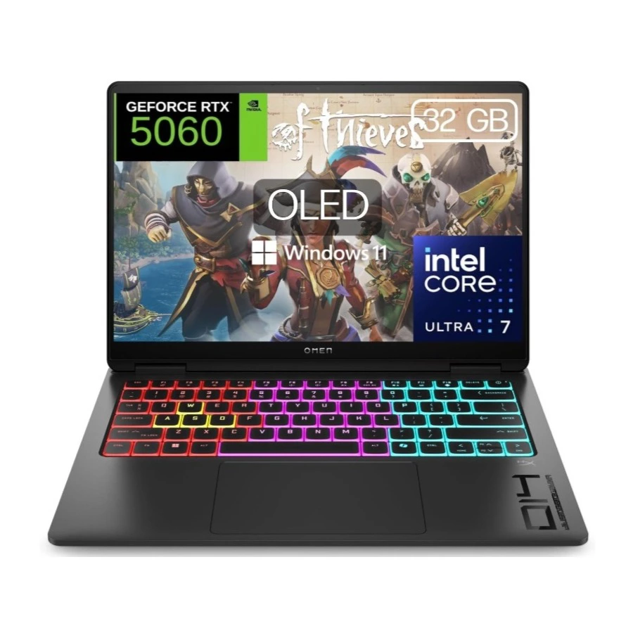 HP OMEN Transcend 14 - Ordenador Portátil Gaming de 14" OLED 3K 120Hz