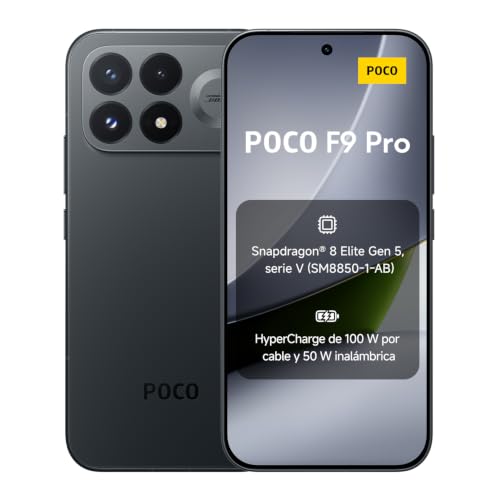 POCO F9 Pro, Smartphone 12+256, Negro, batería de 6330mAh, carga de 100 W