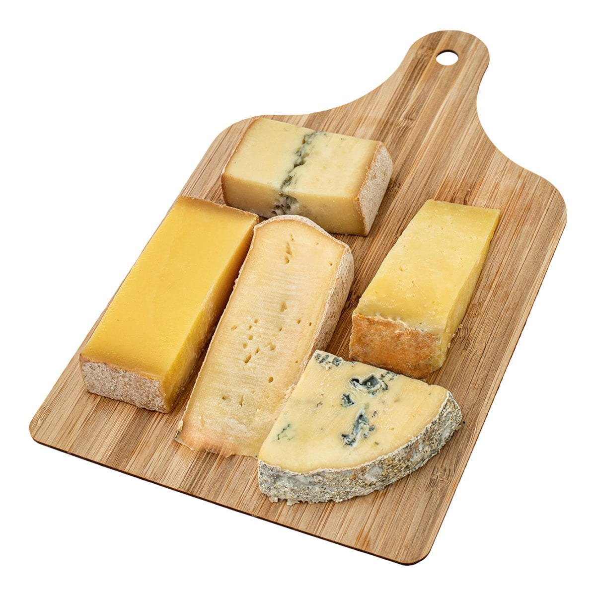 Tabla de cinco quesos DOP Palais Des Saveurs.