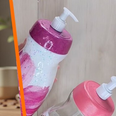 No tires el bote de Nescafé: conviértelo en un dispensador de jabón usando una servilleta