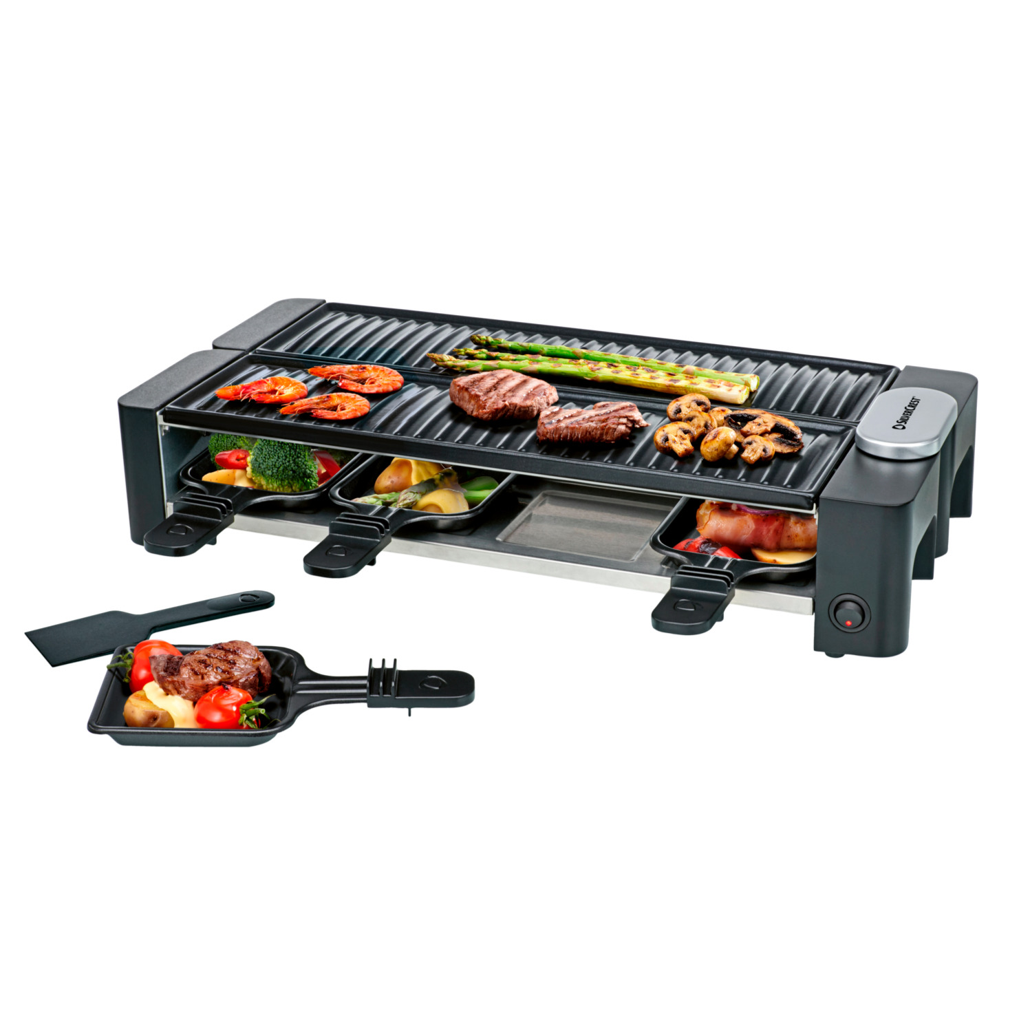 Raclette grill plegable 1100 W 