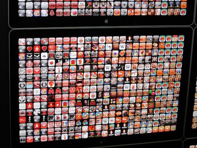 App Wall, el muro de Apple al estilo Matrix