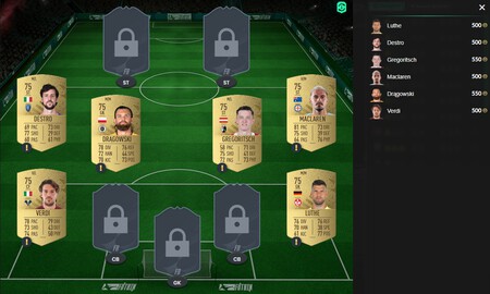 Eleccion Jugador 75 Solucion