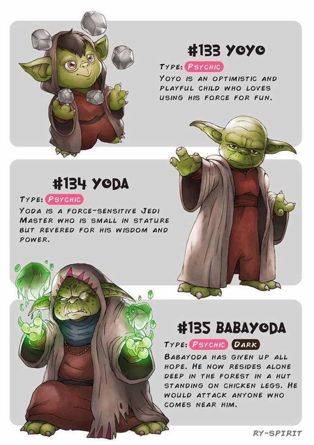 Pokemon Star Wars Yoda Pokemon Star Wars Yoda