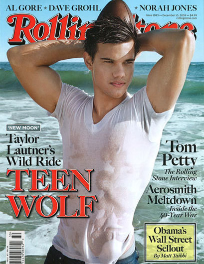 Taylor Lautner imponente en la portada de Rolling Stone