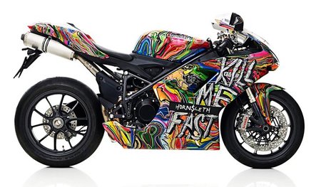 Hornsleth, Ducati Art llevado al extremo sobre la Ducati 1198