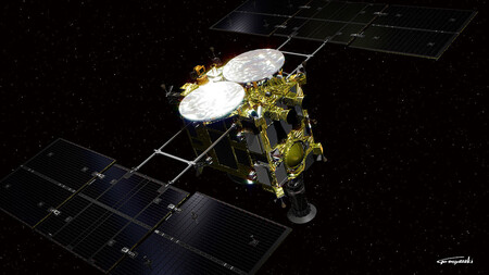 Este es el primer sonido de las primeras muestras de materiales extraidos bajo la superficie de un asteroide